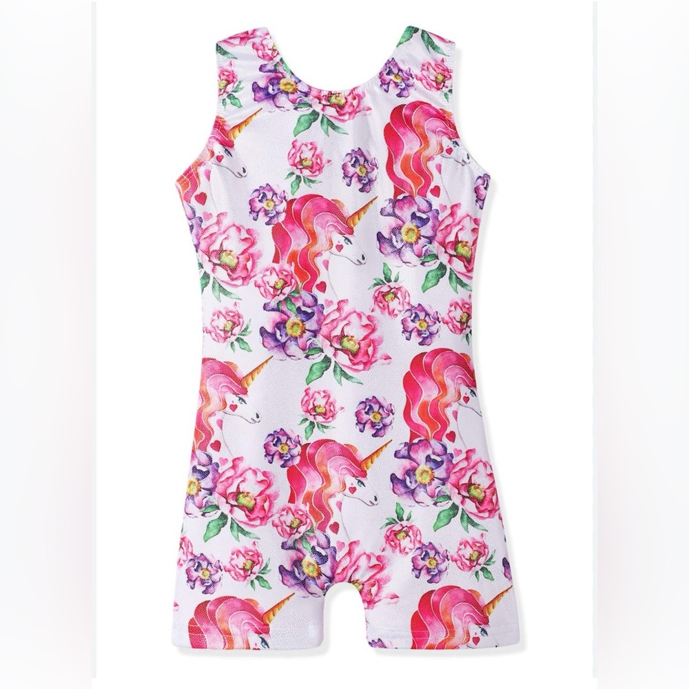 Girl’s Unicorn Dance/Gymnastics Biketard